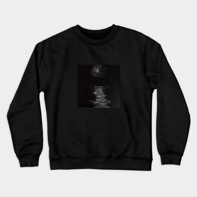 night by the sea Crewneck Sweatshirt by Vadim2801